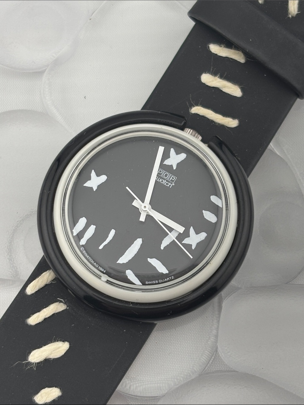 Swatch Watch - PMW100 - BLACK WIDOW
